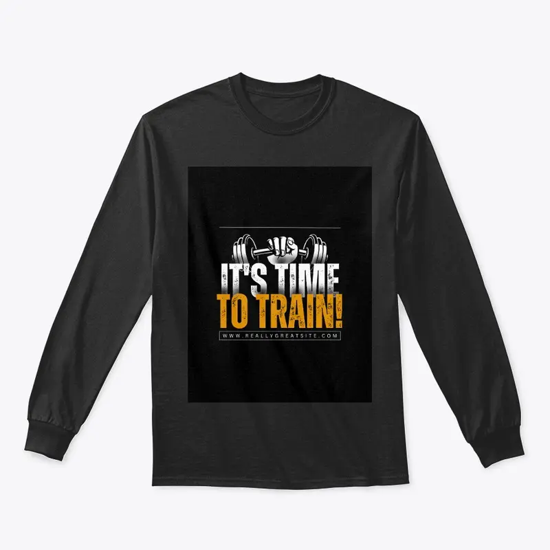 Time to Train -THE Black T-Shirt