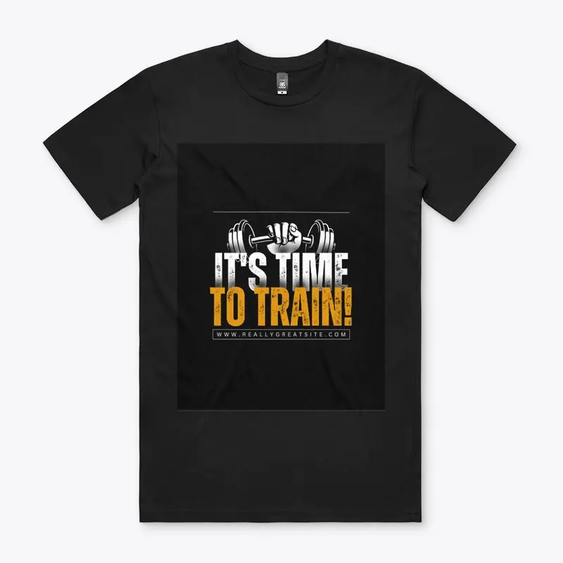 Time to Train -THE Black T-Shirt