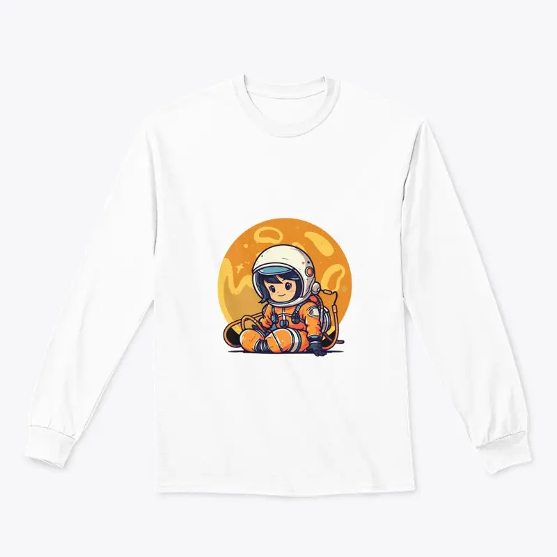 Eco-Friendly Girl’s Planet Sweatshirt