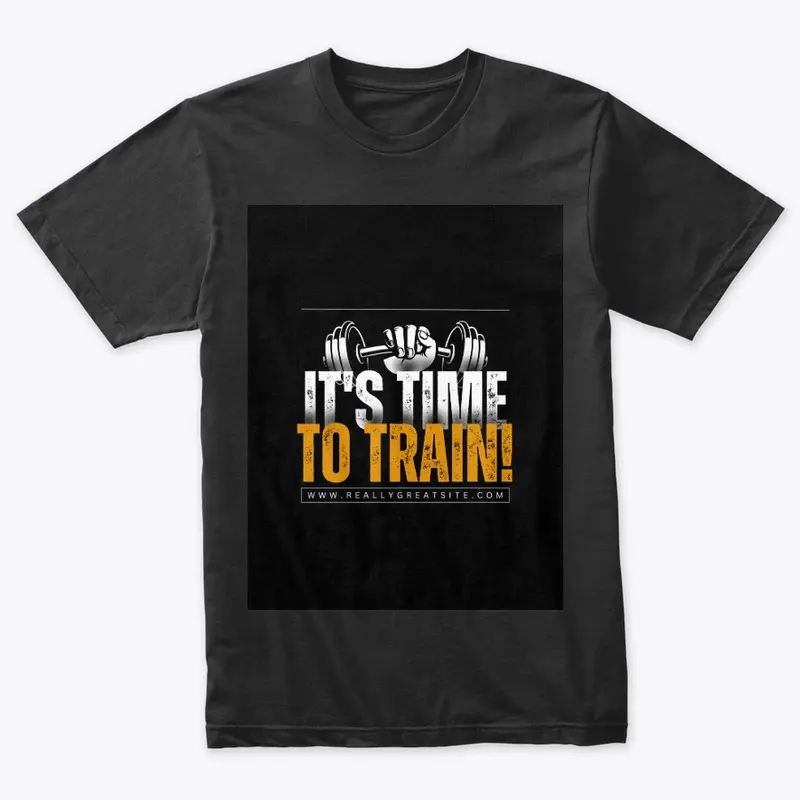 Time to Train -THE Black T-Shirt